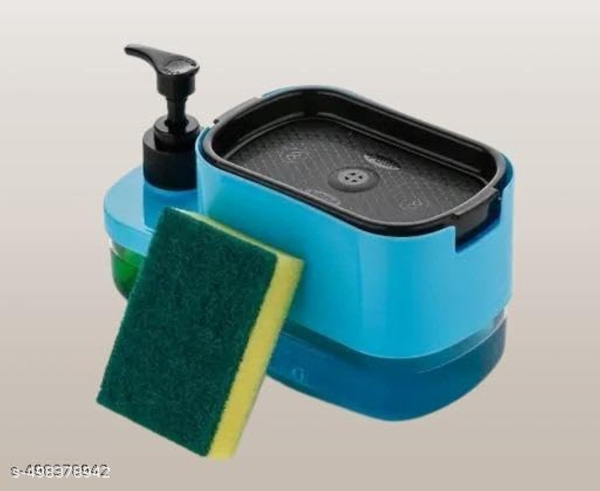 Soap Dispenser and Sponge Holder 2 in 1, Home & Kitchen